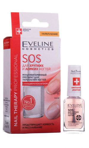 Средство для мягких, тонких, расслаивающихся ногтей SOS