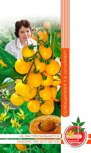Томат ДУБЛОН ЗОЛОТОЙ коллекция Татьяны Штайнерт
